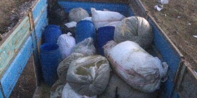 Diyarbakır’da 5 ton esrar ile silah ve mühimmat ele geçirildi