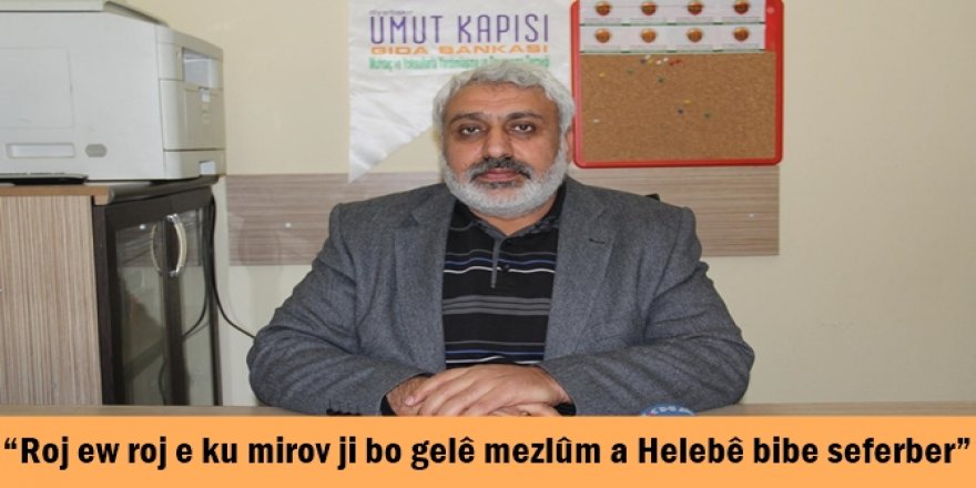 “Roj ew roj e ku mirov ji bo gelê mezlûm a Helebê bibe seferber”
