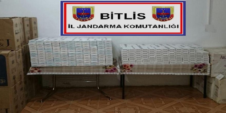 20 bin paket kaçak sigara ele geçirildi