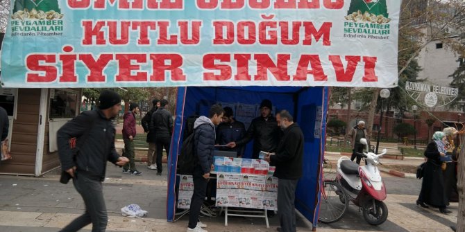 Adıyaman'da Siyer Sınavı için stant kuruldu