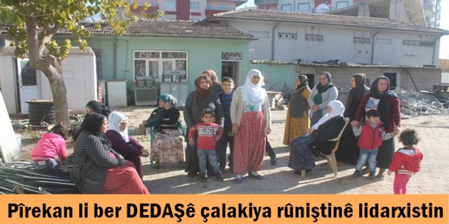 Pîrekan li ber DEDAŞê çalakiya rûniştinê lidarxistin