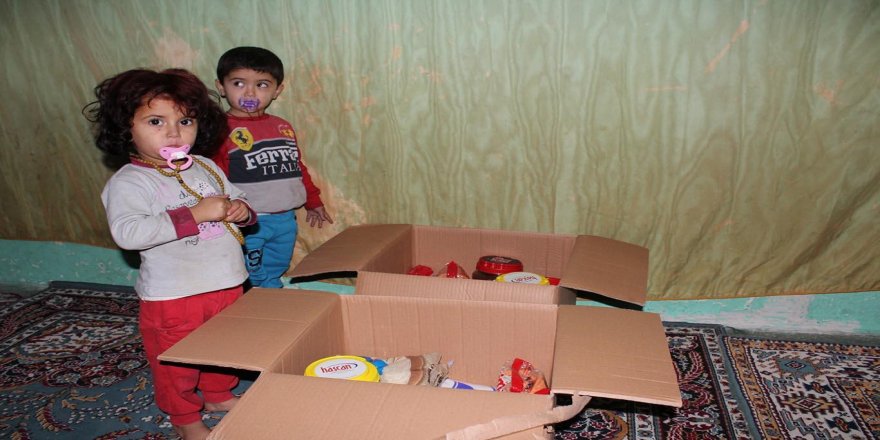 Suriyeli aileye yardım eli uzandı