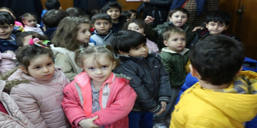 Minik öğrencilerinden Halep duyarlılığı