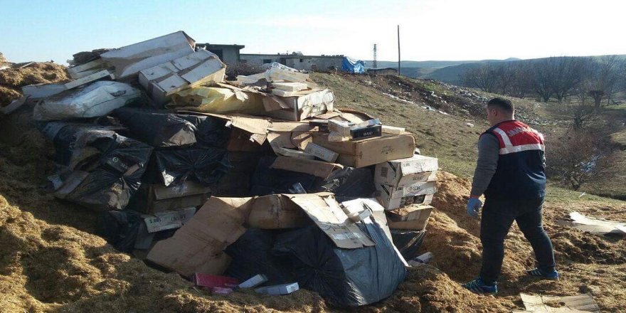 64 bin paket kaçak sigara ele geçirildi