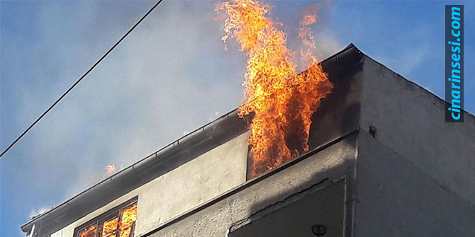 Kayseri’de tekstil deposunda çıkan yangın korkuttu