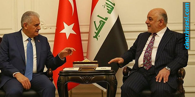 Binali Yıldırım ve Haydar El İbadi’den ortak bildiri