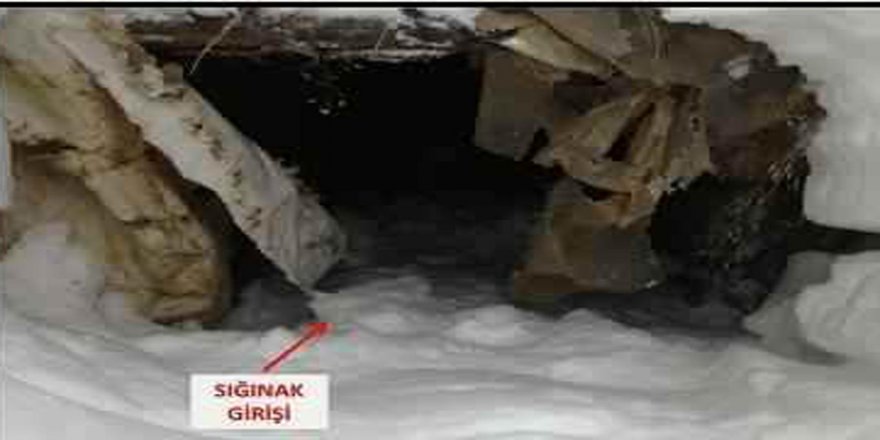 PKK'ye ait sığınaklar imha edildi