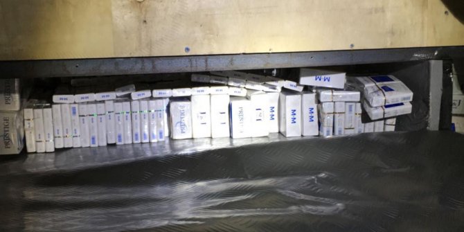 Mardin’de kaçak sigara ele geçirildi