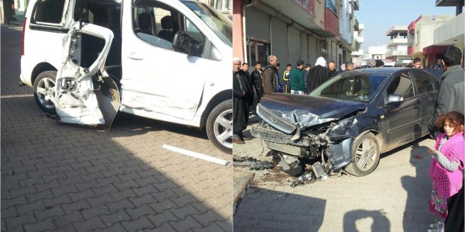 Viranşehir'de maddi hasarlı kaza