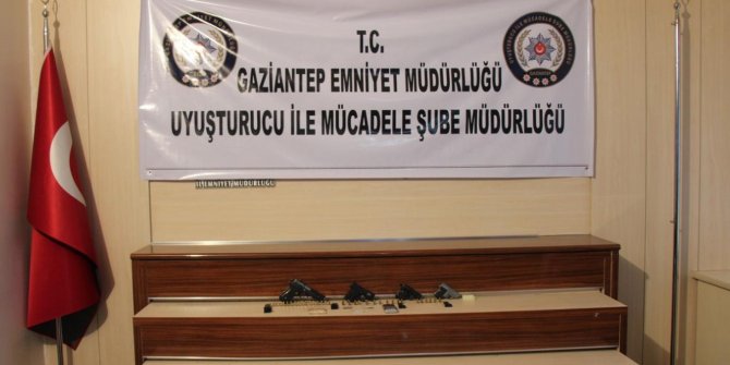 Gaziantep'te uyuşturucu ve silah ele geçirildi