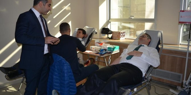 Batman Adliyesinde kan bağışı yapıldı