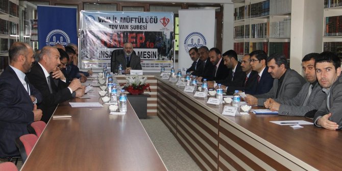 Van’da Halep için 425 bin lira yardım toplandı