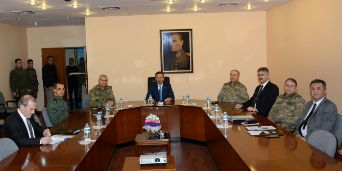 8. Ana Jet Üssü'nde Güvenlik Koordinasyon Toplantısı yapıldı