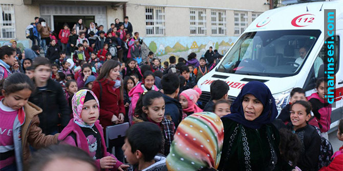 Şanlıurfa Yavuz Selim İlköğretim Okulunda köfte yiyen 10 öğrenci hastanelik oldu