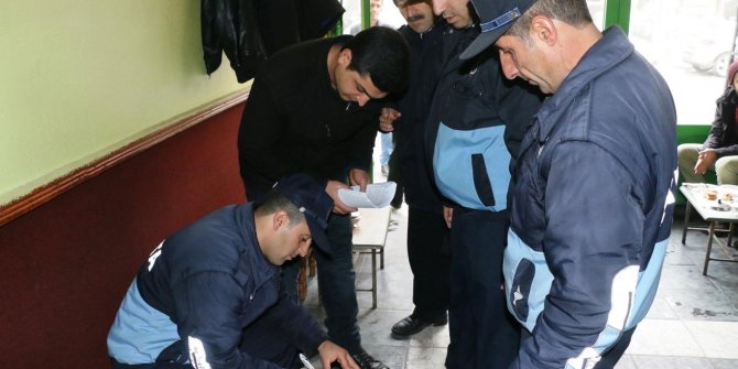 Zabıtadan iş yeri denetimi