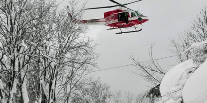 İtalya'da çığ: 30 kişi hayatını kaybetti