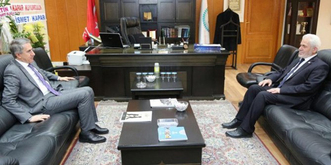 Elazığ Belediye Başkanı Yanılmaz'dan Müftü Sarıkaya'ya ziyaret