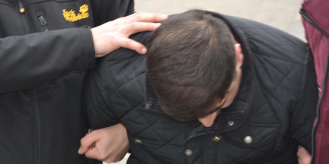 Dolandırıcının yakalanma anı kameralarda