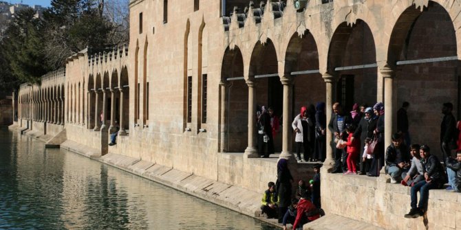 Şanlıurfa’da bahar havası yaşanıyor