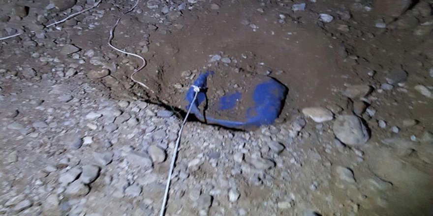 Yola tuzaklanan patlayıcı imha edildi