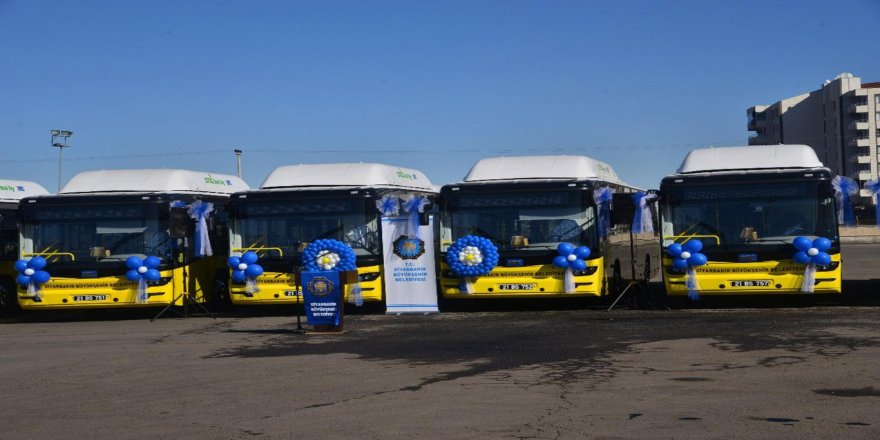 Büyükşehir Belediyesi araç filosuna 10 yeni otobüs