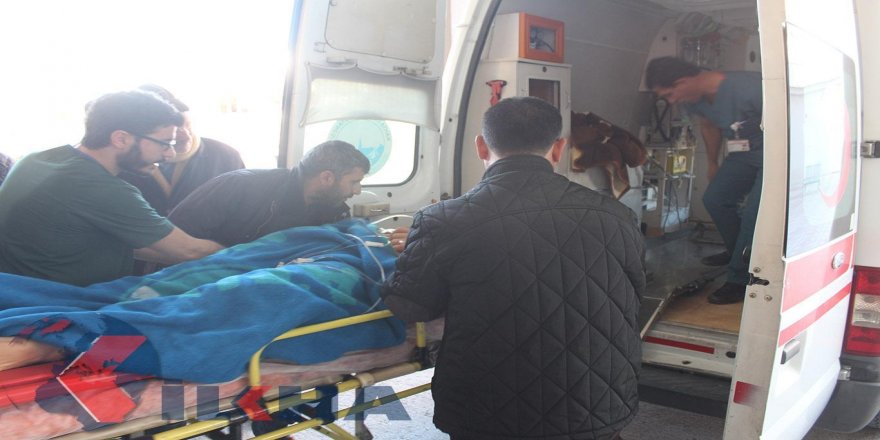 Karkarê ku ji înşaatê ket giran birîndar bû