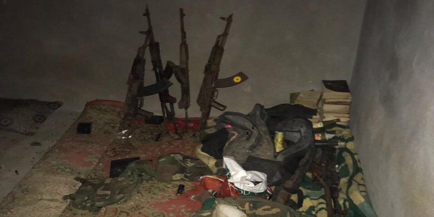 PKK'ye ait sığınakta silah ve mühimmat ele geçirildi