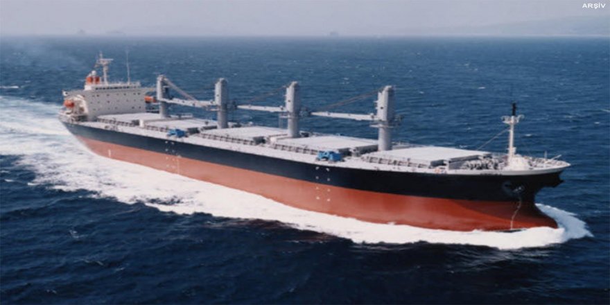 Marmara'da kuru yük gemisi battı