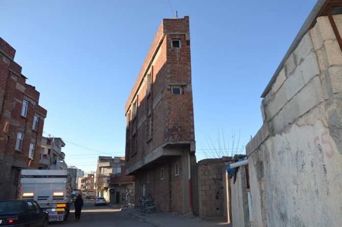 Siverek'te dikkat çeken ev