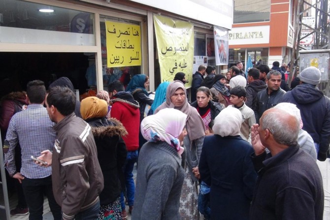 Mardin Kızıltepe'de Suriyelilerin alışveriş yoğunluğu