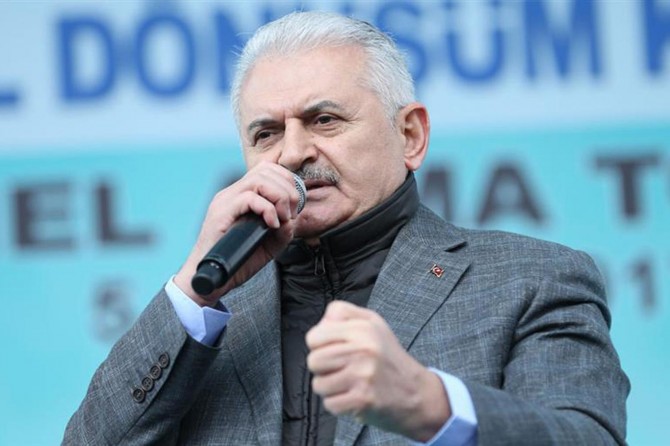 Serokwezîr Yildirim: Li kesên ku dibêjin ‘Na’ binêrin û li gor wê qerara xwe bidin