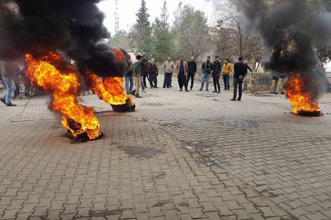 Nîştecihên taxêqutkirinên ceyranê protesto kirin