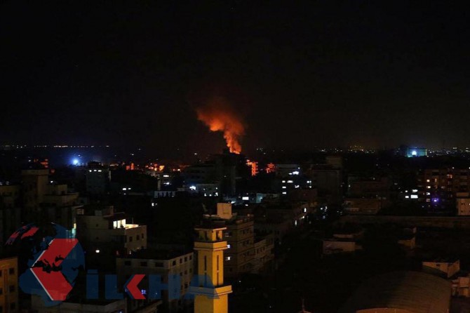 Terrorist regime Israel bombs Gaza