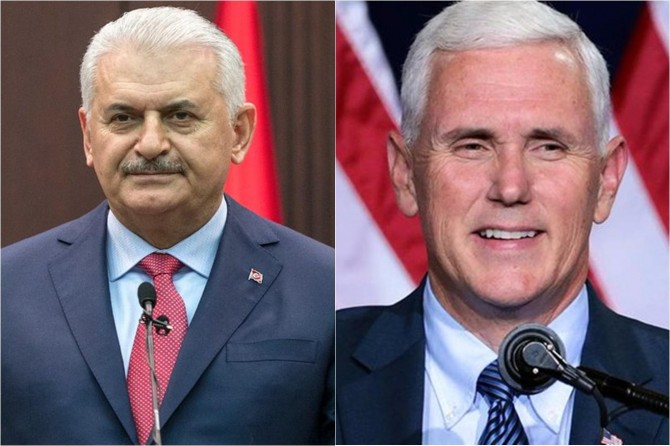 Başbakan Yıldırım ile Pence görüştü