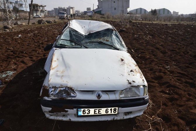 Siverek’te trafik kazası: 2 yaralı
