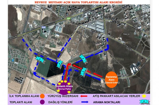 Diyarbakır’da gösteri ve yürüyüş alanları belirlendi