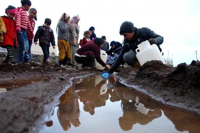 Gundê ku ev 90 roj e cerana wê tune ye bi mexdûriyeteke mezin re rû bi rû maye