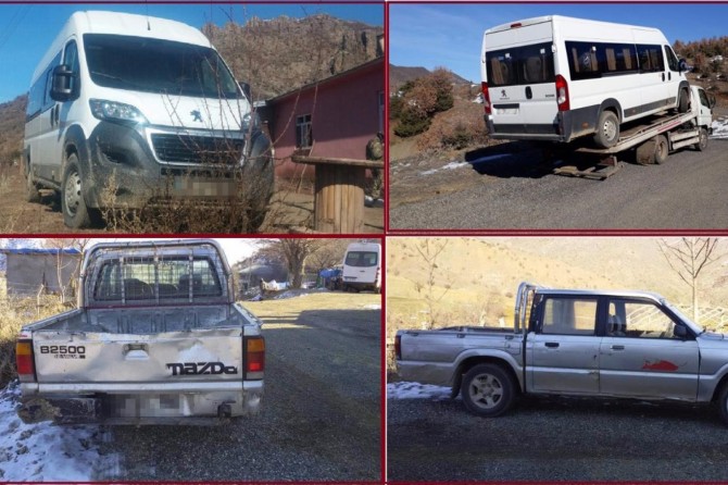 Li Lîceyê 2 wesayîtên ji bombeyan dagirtî hatin bidestxistin