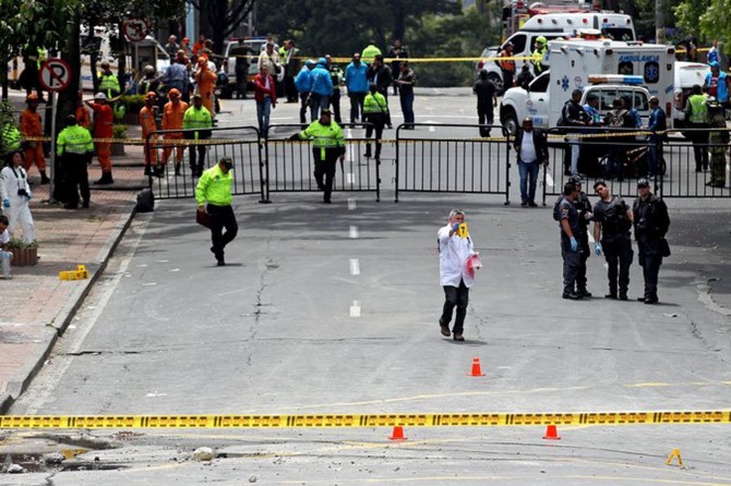 Kolombiya'da patlama: Bir ölü, 24 yaralı