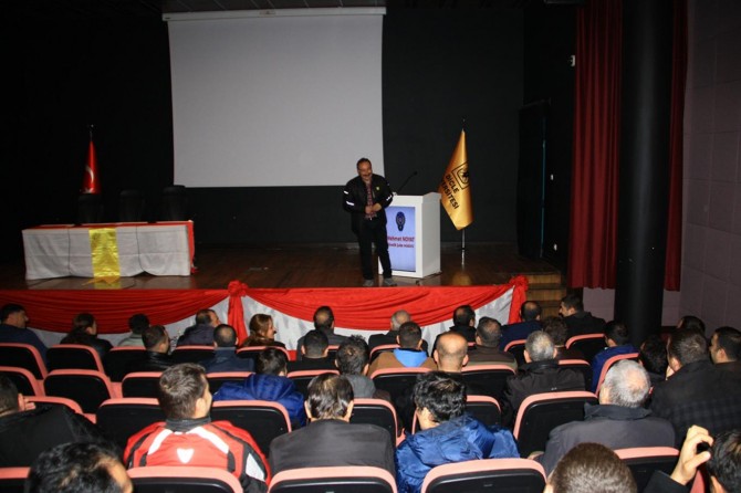 Özel güvenlik personeline ‘Hizmet İçi Semineri’ verildi