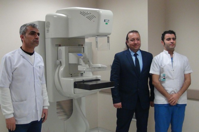 Nusaybin Devlet Hastanesi’nde mamografi cihazı alındı