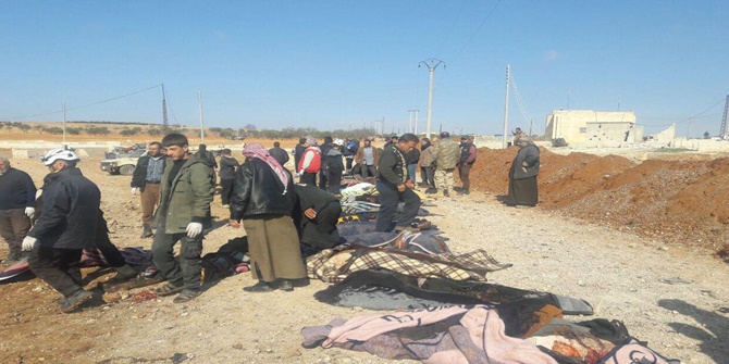 El-Bab'da bombalı araç saldırısı: 60 ölü