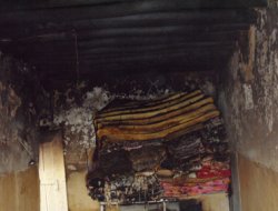 Sağır ve Dilsiz Kadının Evinde Yangın