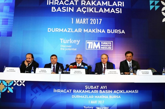 Şubat ayında ihracat yüzde 5.1 attı