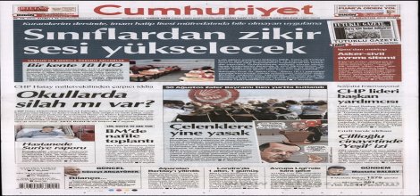 Malum kafa: Sınıflardan zikir sesleri yükselecek