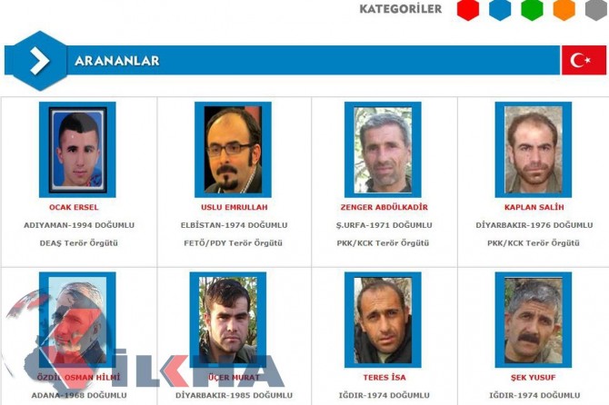 PKKyiyê di lîsteya şîn de hat kuştin