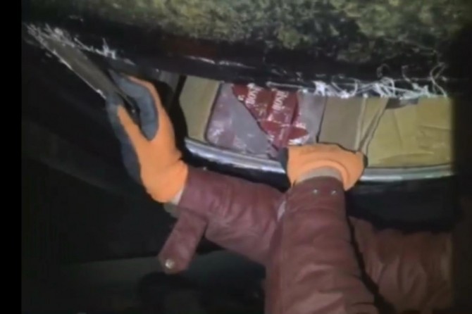 Van’da 75 bin paket kaçak sigara ele geçirildi