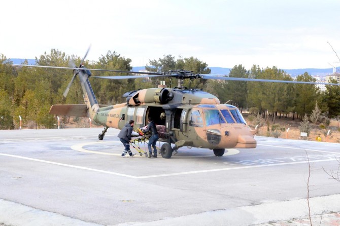 El Bab’ta yaralanan asker Gaziantep’e getirildi