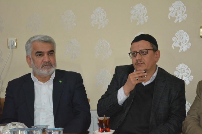 Yapıcıoğlu Hamidi ailesine taziye ziyaretinde bulundu