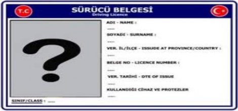 Ehliyet Sınav Giriş Belgesi Belgesi İçin TIKLA